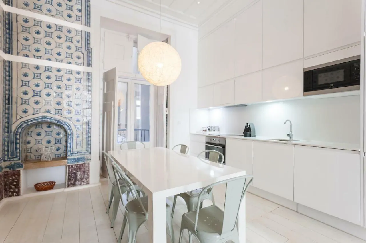 Baixa Tile Blue Two-Bedroom Apartment - By Lu Holidays Lisboa